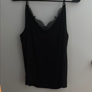 H&M Black Fitted Camisole Top